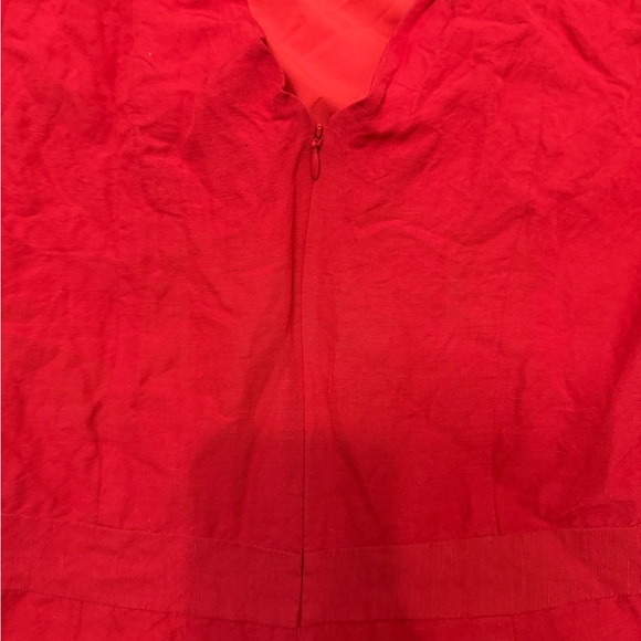 Banana Republic Red short Jumpsuit with back Zip and Pockets - Picture 6 of 9